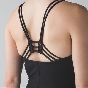 lululemon sunset flow tank black 8